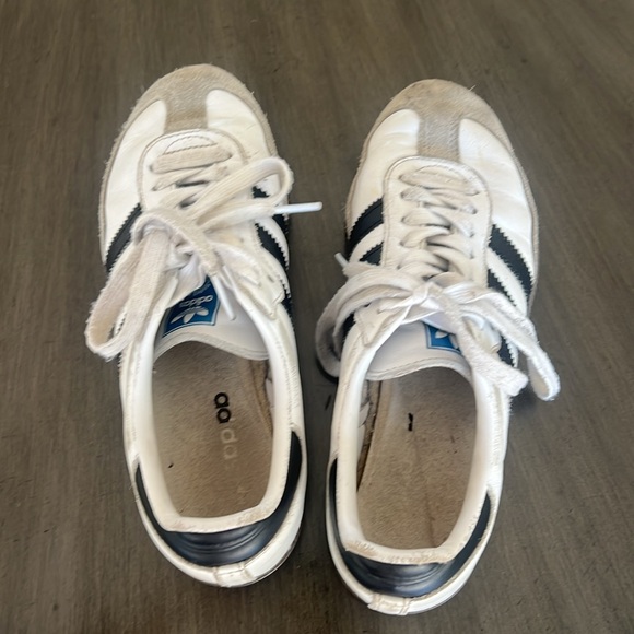 Adidas Samba White and Black Sneakers size 4.5 Men’s (which is a women’s 5.5) - Picture 8 of 12